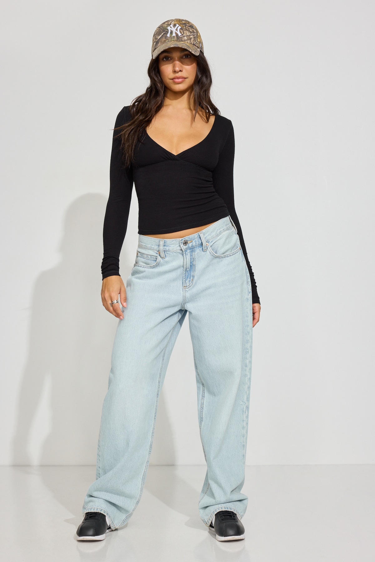 Alternative view of Crossover Long Sleeve Top